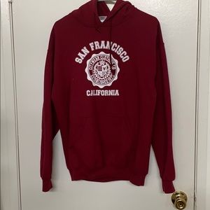San Francisco Maroon Hoodie